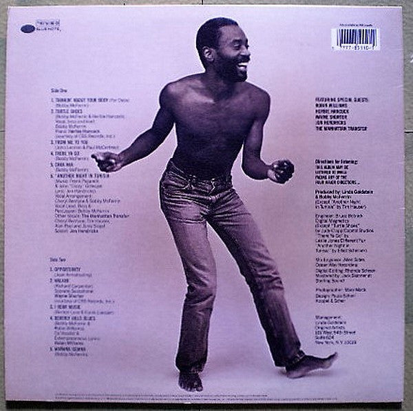 Bobby McFerrin - Spontaneous Inventions - VG+ LP Record 1986 Blue Note USA Promo Vinyl, Press Kit & B&W Press Photo - Jazz - Shuga Records