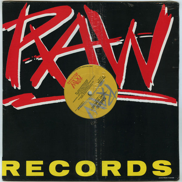 Sneek - What Is Music - New 12" Single Record 1991 RAW USA Original Vinyl - House / Acid House - Shuga Records