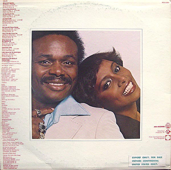 Peaches & Herb - Peaches & Herb - VG+ LP Record 1977 MCA USA Vinyl - Soul / Disco / Funk - Shuga Records