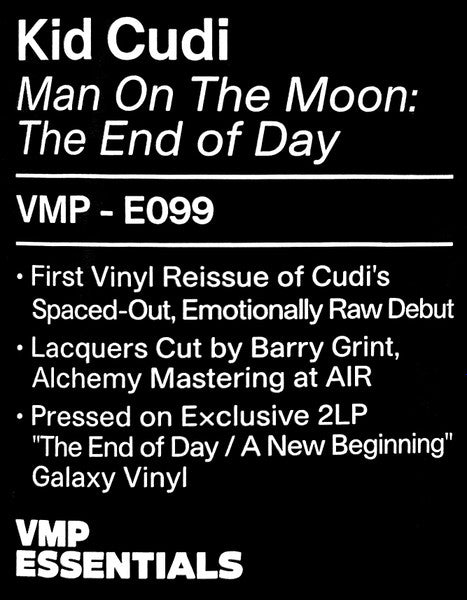 Kid Cudi - Man on the Moon: The End of Day (2009) - New 2 LP Record 2009 Vinyl Me Please Universal Motown Colored Vinyl & Insert - Hip Hop - Shuga Records