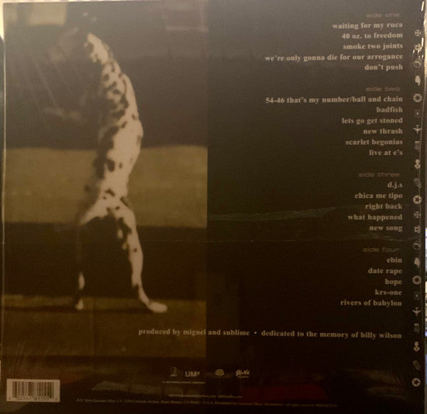 Sublime - 40oz. to Freedom (1992) - Mint- 2 LP Record 2021 Geffen Gasoline Alley Skunk Vinyl & Insert - Alternative Rock / Ska / Punk - Shuga Records