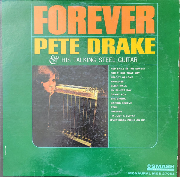 Pete Drake & His Talking Steel Guitar cc – Forever - VG+ LP Record 1964 Smash USA Mono Original Vinyl - Country / Instrumental - Shuga Records