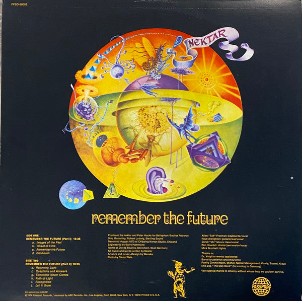 Nektar - Remember The Future - VG+ LP Record 1974 Passport USA Original Vinyl - Psychedelic Rock / Space Rock - Shuga Records