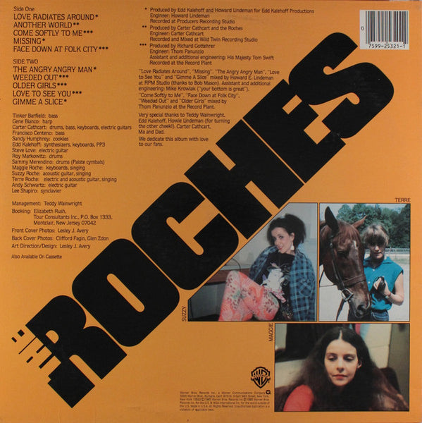 The Roches - Another World - Mint- LP Record 1985 Warner Vinyl - Folk Rock