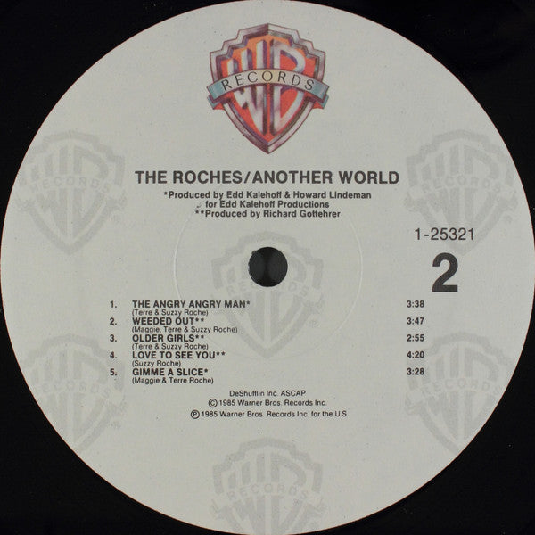 The Roches - Another World - Mint- LP Record 1985 Warner Vinyl - Folk Rock