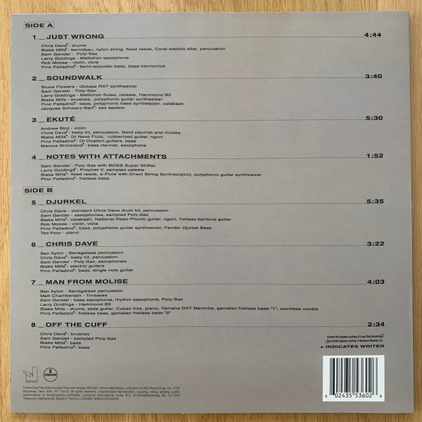 Pino Palladino And Blake Mills - Notes With Attachments - New LP