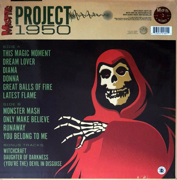 Misfits - Project 1950 (Expanded Edition) (2003) - Mint- LP Record 2021 Misfits 180 gram Vinyl - Punk / Rock & Roll - Shuga Records
