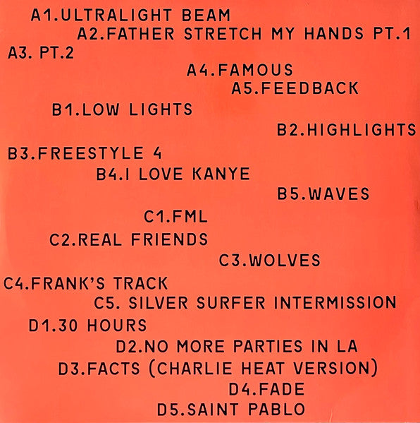 Kanye West - The Life Of Pablo - VG+ 2 LP Record 2016 Self