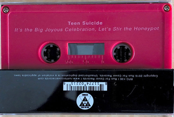Teen Suicide – It's the Big Joyous Celebration, Let's Stir the Honeypot - New Cassette 2016 Run For Cover Red Tape - Indie Rock / Lo-Fi - Shuga Records