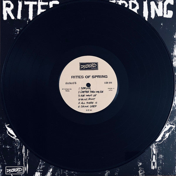 Rites Of Spring - Rites Of Spring (1985) - VG+ LP Record 2000s Dischord USA Vinyl - Punk / Hardcore / Emo - Shuga Records