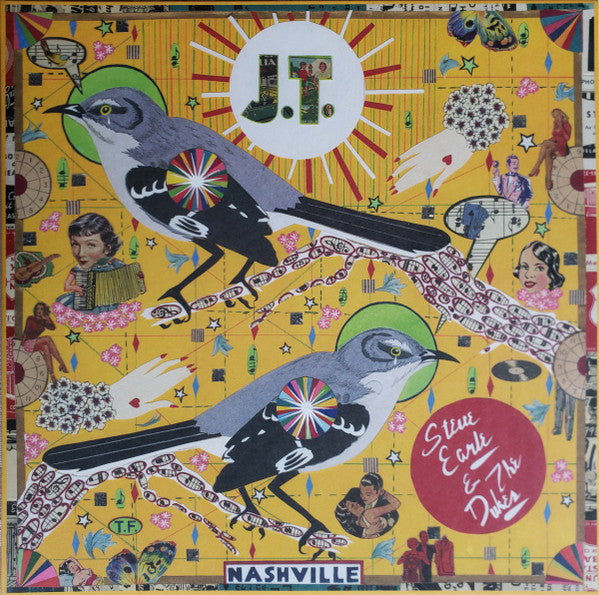 Steve Earle & The Dukes - J.T. - Mint- LP Record 2021 New West USA Chicago Cubs Royal Blue Vinyl - Folk - Shuga Records