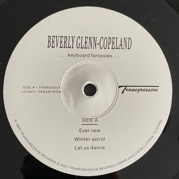 Beverly Glenn-Copeland - ...Keyboard Fantasies... (1986) - Mint- LP Record 2021 Transgressive UK Vinyl - Electronic / Ambient / New Age - Shuga Records