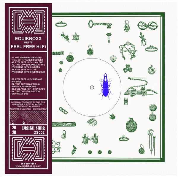 Feel Free Hi Fi / Equiknoxx - Equiknoxx Meets Feel Free Hi Fi - New LP Record 2021 Digital Sting USA Vinyl - Electronic / Experimental / Reggae Dancehall