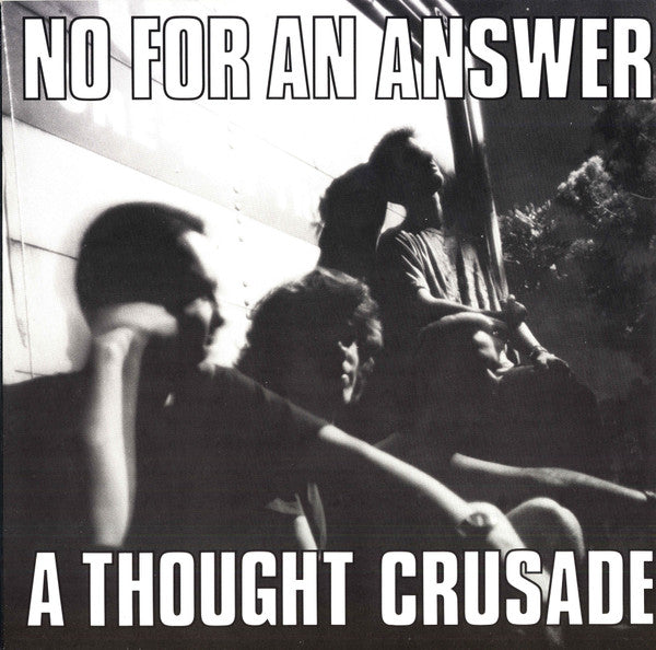 No For An Answer - A Thought Crusade - Mint- LP Record 1989 Hawker Europe Vinyl - Hardcore / Punk - Shuga Records