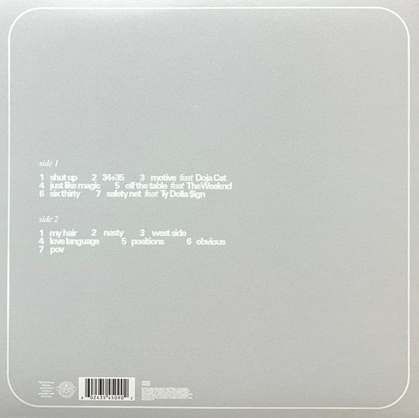 Ariana Grande - Positions - New LP Record 2021 Republic Target Exclusive Glow In The Dark Vinyl - Pop / R&B - Shuga Records