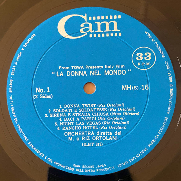 Riz Ortolani - La Donna Nel Mondo (Original Motion Picture) - VG+ LP Record 1963 CAM Japan Vinyl - Soundtrack - Shuga Records