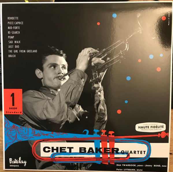 Chet Baker Quartet - Chet Baker Quartet (1955) - New LP Record 2021 Barclay Sam France Mono 180 gram Vinyl & Insert - Jazz / Bop / Cool Jazz - Shuga Records