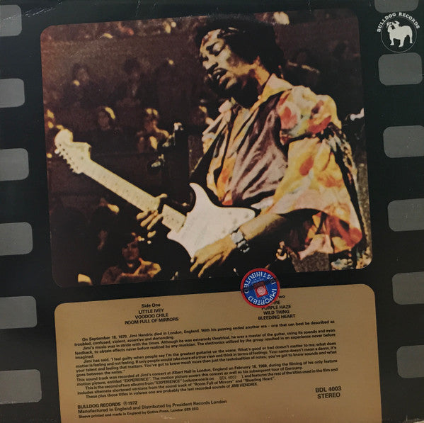 Jimi Hendrix - More Experience (Volume Two) - Mint- LP Record 1979 Bulldog UK Vinyl - Psychedelic Rock / Blues Rock / Soundtrack - Shuga Records
