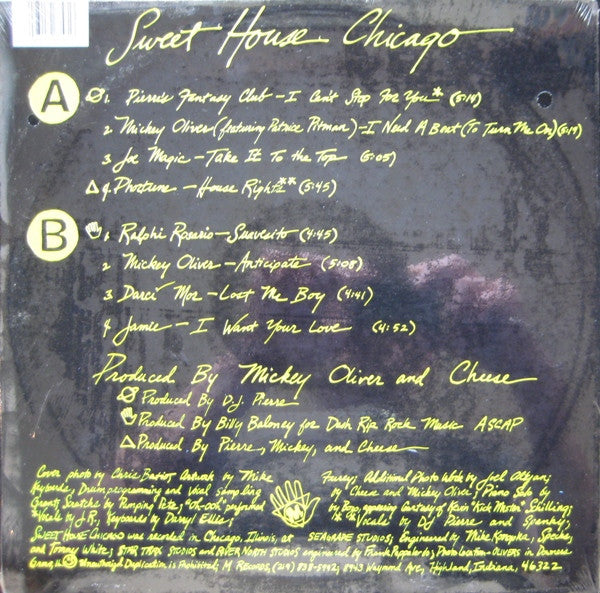 Various - Sweet House Chicago - VG LP Record 1989 M USA Vinyl - Acid House / Chicago House / Deep House - Shuga Records
