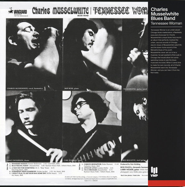 Charles Musselwhite Blues Band – Tennessee Woman (1969) - New LP Record 2021 Vanguard Vinyl Me Please Club Edition 180 gram Vinyl - Chicago Blues / Electric Blues