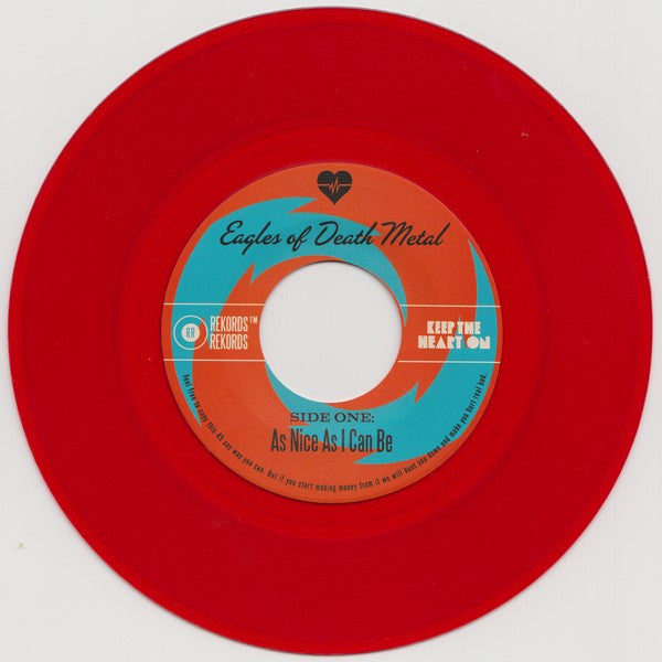 Eagles Of Death Metal - Heart On - VG+ LP Record 2009 Ipecac Rekords Red Vinyl, Insert & 7" - Rock & Roll / Hard Rock - Shuga Records