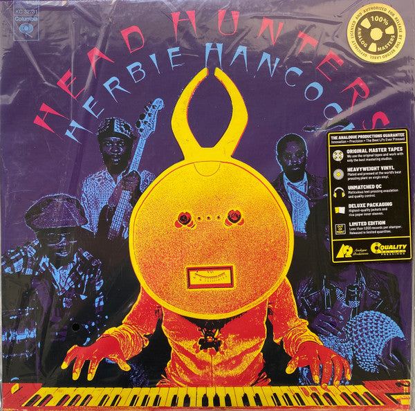 Herbie Hancock - Head Hunters (1973) - New LP Record 2021 Columbia Analogue Productions USA 180 Gram Vinyl - Jazz / Jazz-Funk / Fusion - Shuga Records