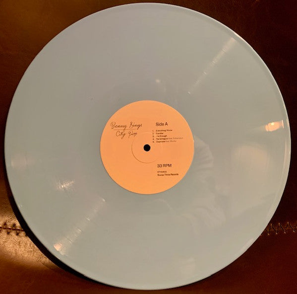 Benny Sings - City Pop (2018) - Mint- LP 2021 Stones Throw Baby Blue Vinyl - Indie Pop / AOR / Soul - Shuga Records