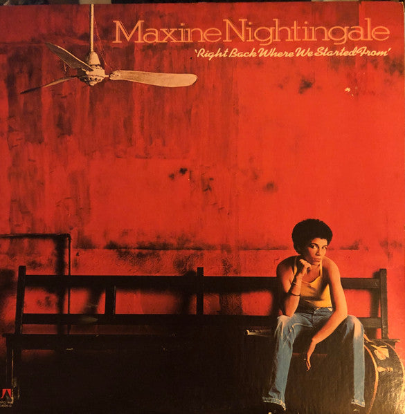 Maxine Nightingale - Right Back Where We Started From - VG+ LP Record 1976 United Artists USA Vinyl - Soul / Disco / Funk - Shuga Records