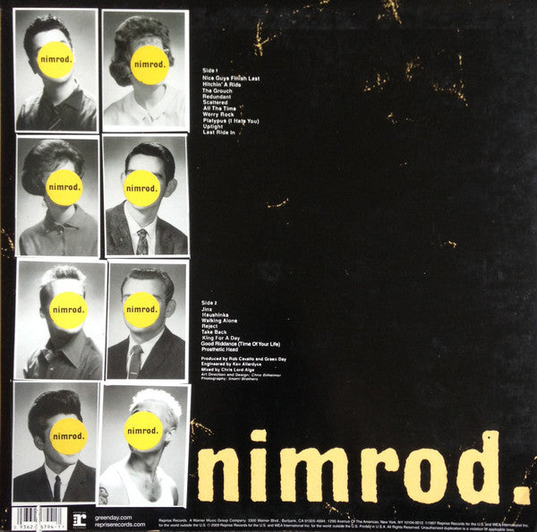 Green Day - Nimrod. (1997) - VG+ LP Record 2009 Reprise USA Vinyl - Pop Rock / Pop Punk - Shuga Records