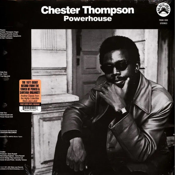 Chester Thompson - Powerhouse (1971) - Mint- LP Record 2021 Real Gone Music Black Vinyl & Insert - Jazz / Jazz-Funk / Soul-Jazz - Shuga Records