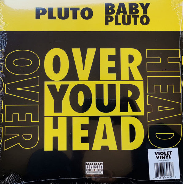 Pluto & Baby Pluto (Future & Lil Uzi Vert) - Over Your Head - Mint- 12" Single Record 2022 Atlantic Violet Vinyl - Hip Hop