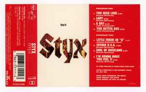 Styx - Styx II - Used Cassette 1990 RCA Tape - Classic Rock