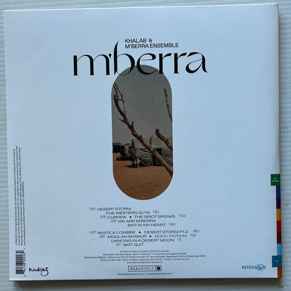 Khalab & M’berra Ensemble - M’berra - Mint- LP Record 2021 Real World Yellow Vinyl & Booklet - World / African - Shuga Records
