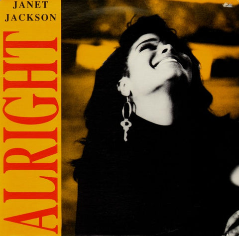 Janet Jackson – Alright - Mint- 12" Single Record 1990 A&M USA Vinyl - R&B / New Jack Swing / House