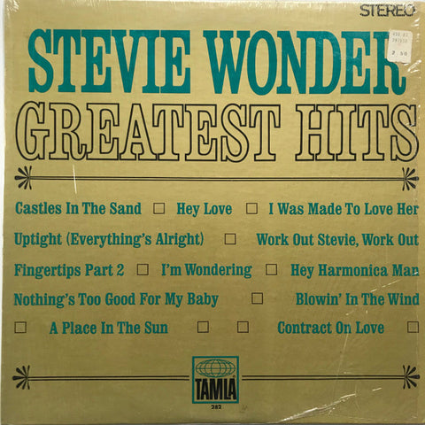 Stevie Wonder – Stevie Wonder's Greatest Hits - VG+ LP Record 1968 Tamla USA Original Vinyl & Insert - Soul / Funk