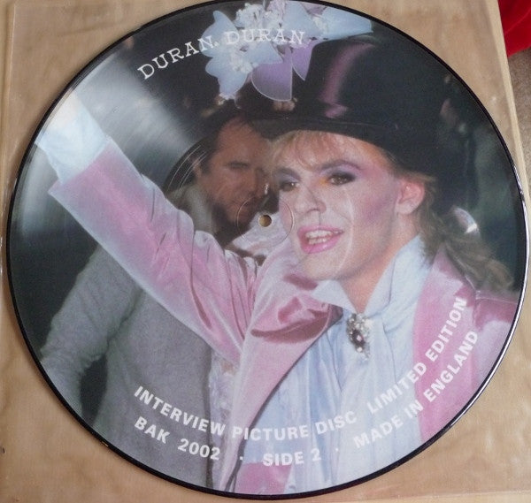 Duran Duran - Interview - Mint- LP Record 1987 Baktabak UK Picture Disc Vinyl - Interview / Non-Music - Shuga Records