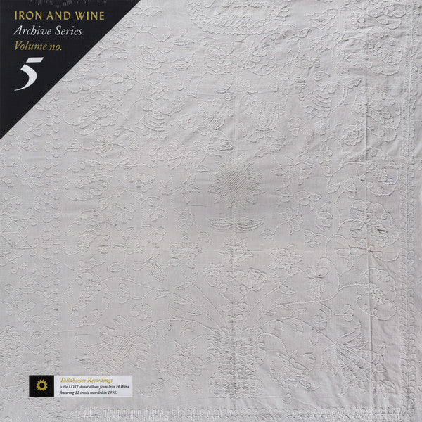 Iron And Wine ‎– Archive Series Volume No. 5 - New LP Record 2021 Sub Pop Spotify Exclusive Clear w/Black & White  Vinyl - Soft Rock / Indie Folk - Shuga Records