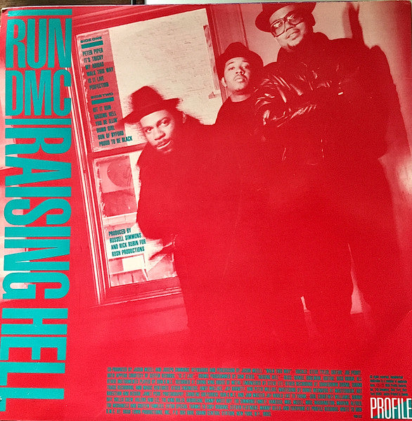 RUN DMC - Raising Hell - VG LP Record 1986 Profile USA Original USA Vinyl & Purple / Red Cover - Hip Hop - Shuga Records