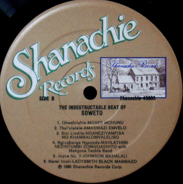 Various – The Indestructible Beat Of Soweto Zulu Jive 2 - VG LP Record 1985 Shanachie USA Original Vinyl - African - Shuga Records