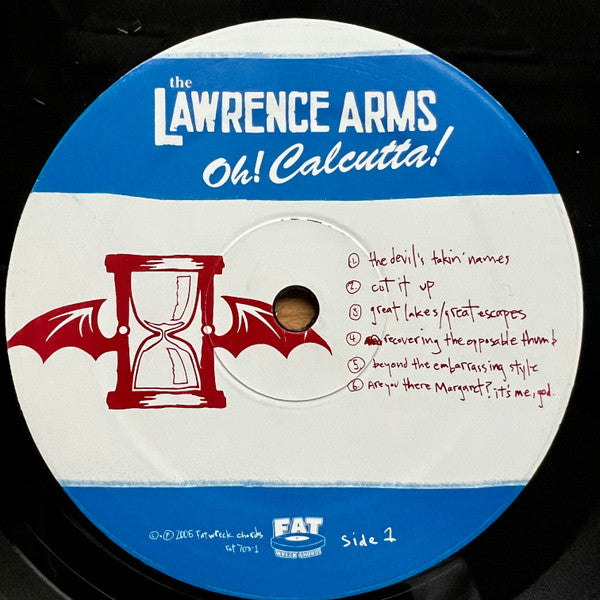 The Lawrence Arms - Oh! Calcutta! - New (Opened to verify pressing) LP Record 2006 Fat Wreck Chords USA Original Vinyl & Poster - Pop Punk / Punk Rock - Shuga Records