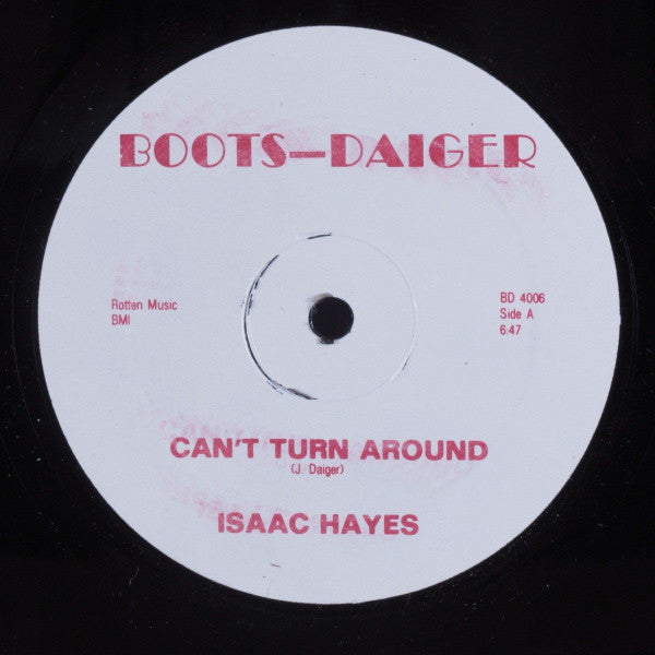 Isaac Hayes / Vicious Pink - Can't Turn Around / Cccan't You See... - Mint- 12" Single Record 1990's Boots-Daiger USA Unofficial Vinyl - Italo-Disco / Soul / Funk