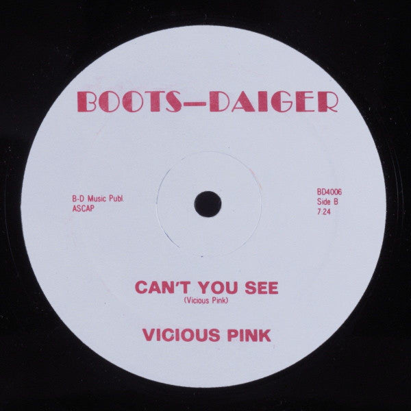 Isaac Hayes / Vicious Pink - Can't Turn Around / Cccan't You See... - Mint- 12" Single Record 1990's Boots-Daiger USA Unofficial Vinyl - Italo-Disco / Soul / Funk