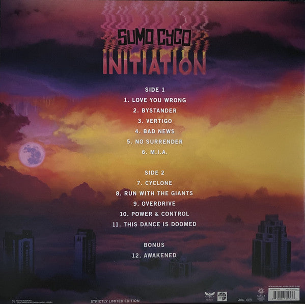 Sumo Cyco - Initiation - Mint- LP Record 2021 Napalm Neon Orange Transparent Vinyl & Insert - Nu Metal / Alternative Metal - Shuga Records