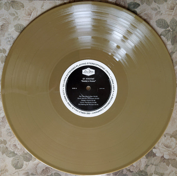 St. Vincent - Daddy's Home - Mint- LP Record 2021 Loma Vista Europe Bronze Vinyl & Poster - Alternative Rock / Synth-pop - Shuga Records
