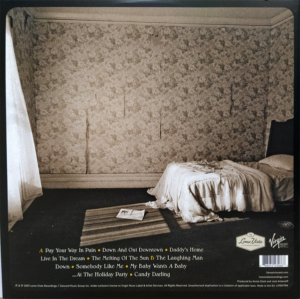 St. Vincent - Daddy's Home - Mint- LP Record 2021 Loma Vista Europe Bronze Vinyl & Poster - Alternative Rock / Synth-pop - Shuga Records