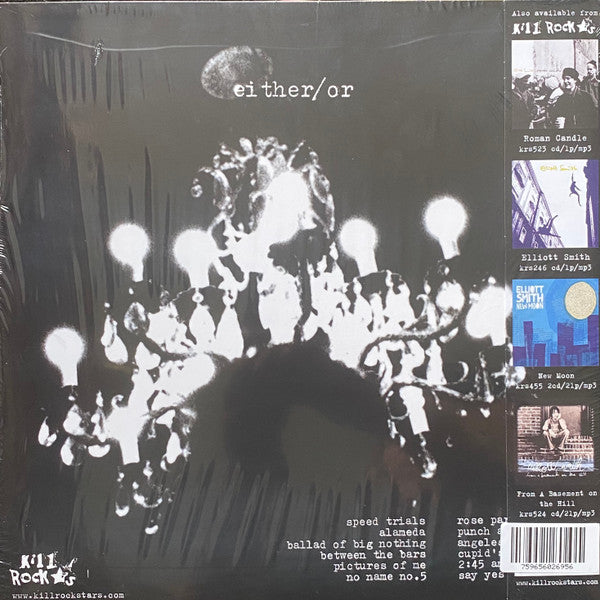 Elliott Smith - Either / Or (1997) - Mint- LP Record 2021 Kill Rock Stars 180 Gram Vinyl & Insert - Indie Rock / Acoustic / Lo-Fi - Shuga Records