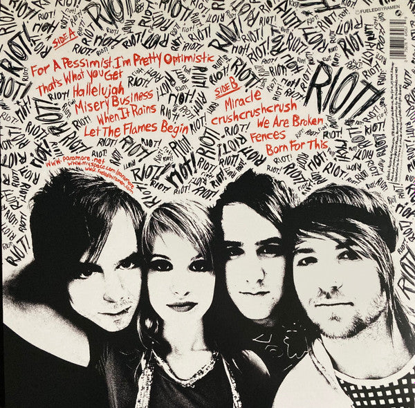 Paramore - Riot! (2007) - Mint- LP Record 2016 Fueled By Rame Silver Vinyl & Insert - Pop Rock / Emo - Shuga Records