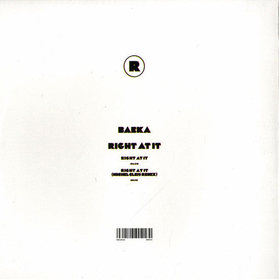 Baeka - Right At It - Mint- 12" Single Record 2009 REKIDS UK Vinyl - House - Shuga Records
