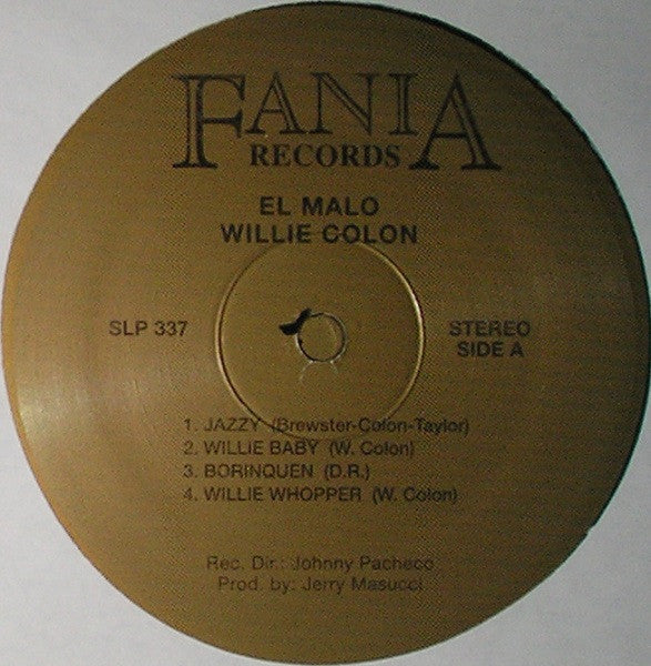 Willie Colon - El Malo (1967) - MInt- LP Record 2000's Fania USA Vinyl - Latin / Boogaloo / Guaguancó - Shuga Records