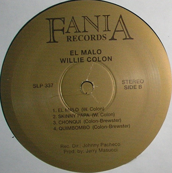 Willie Colon - El Malo (1967) - MInt- LP Record 2000's Fania USA Vinyl - Latin / Boogaloo / Guaguancó - Shuga Records